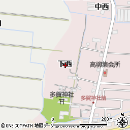宮城県名取市高柳下西周辺の地図