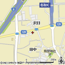 宮城県名取市小塚原田中周辺の地図