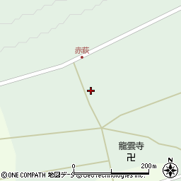 宮城県柴田郡川崎町小野赤萩道上周辺の地図