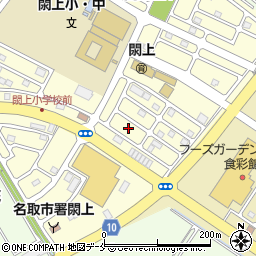 宮城県名取市閖上西2丁目21周辺の地図