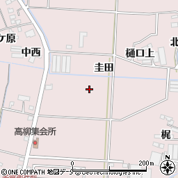 宮城県名取市高柳周辺の地図