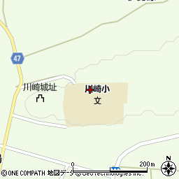 宮城県柴田郡川崎町前川舘山西周辺の地図