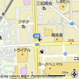 ガスト名取田高店周辺の地図