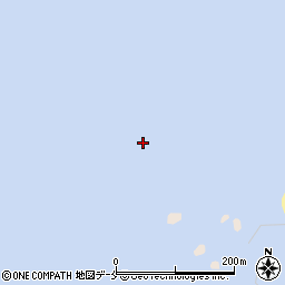 佐渡海府海岸周辺の地図