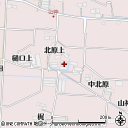 宮城県名取市高柳北原上57-2周辺の地図