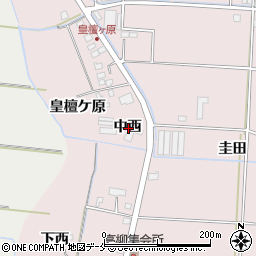 宮城県名取市高柳中西周辺の地図