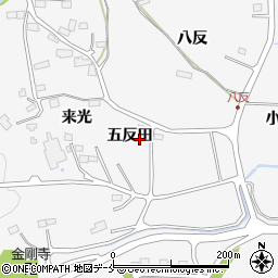 宮城県名取市高舘川上五反田周辺の地図