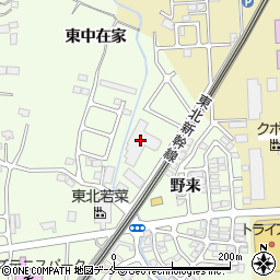 みやぎ生協　共同購入運営部仙台南センター周辺の地図