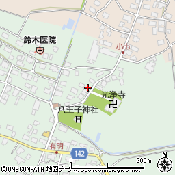 新潟県村上市有明754-1周辺の地図