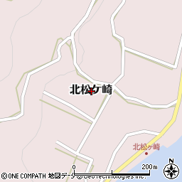 新潟県佐渡市北松ケ崎周辺の地図