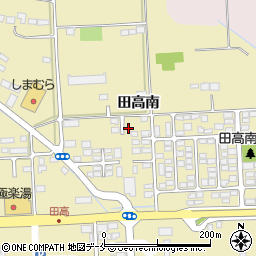 宮城県名取市田高南317周辺の地図