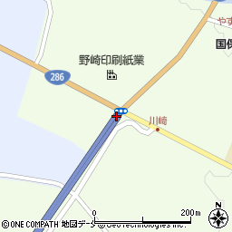 宮城川崎ＩＣ周辺の地図