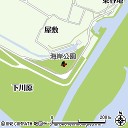 宮城県仙台市若林区藤塚土手外周辺の地図