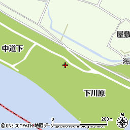 宮城県仙台市若林区藤塚下川原周辺の地図