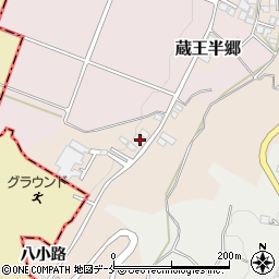 山形県山形市蔵王半郷八小路659周辺の地図