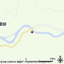 新潟県村上市大栗田195周辺の地図