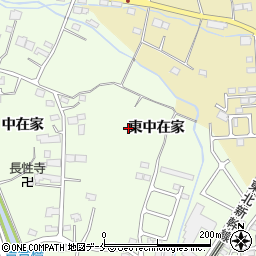 宮城県名取市高舘吉田東中在家周辺の地図