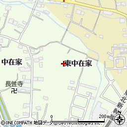 宮城県名取市高舘吉田（東中在家）周辺の地図