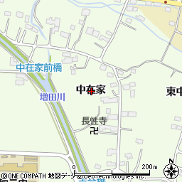 宮城県名取市高舘吉田中在家周辺の地図