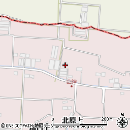 宮城県名取市高柳中北田周辺の地図