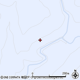 中ノ沢周辺の地図