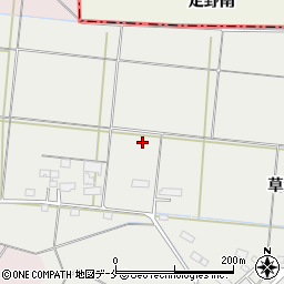 宮城県名取市下余田草倉田周辺の地図