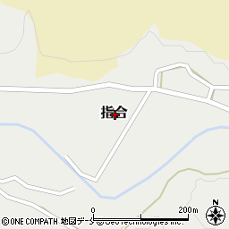 新潟県村上市指合周辺の地図