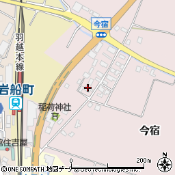 新潟県村上市今宿147周辺の地図