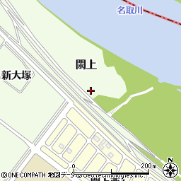 宮城県名取市閖上柳原中周辺の地図