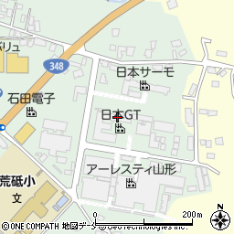 日本ＧＴ株式会社　山形工場周辺の地図