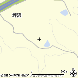 宮城県仙台市太白区坪沼（稲塚山）周辺の地図