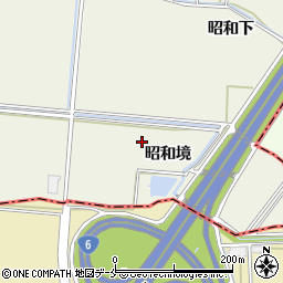 宮城県仙台市太白区四郎丸昭和境周辺の地図