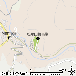 松尾山観音周辺の地図