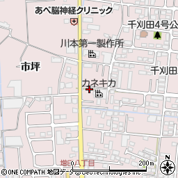 株式会社カネキカ・ナカオ　仙台営業所周辺の地図