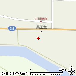 宮城県柴田郡川崎町川内北川原山238周辺の地図