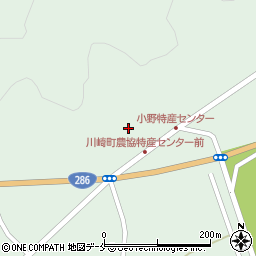 宮城県柴田郡川崎町小野大久保周辺の地図