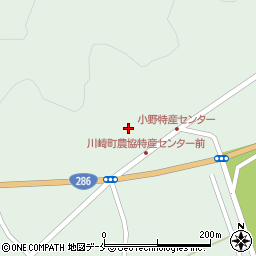 宮城県川崎町（柴田郡）小野（大久保）周辺の地図