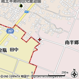 山形県山形市南半郷96周辺の地図