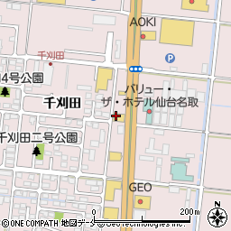 Rainbow cafe 名取店周辺の地図