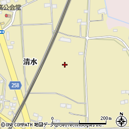 宮城県名取市田高周辺の地図