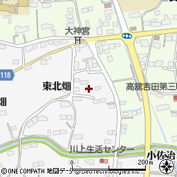 宮城県名取市高舘川上東北畑61-1周辺の地図