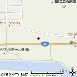 宮城県柴田郡川崎町川内北川原山9周辺の地図