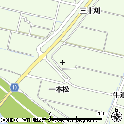 宮城県仙台市若林区藤塚一本松周辺の地図