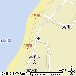 新潟県佐渡市入川2086周辺の地図