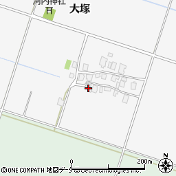 新潟県村上市大塚132周辺の地図