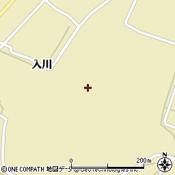 新潟県佐渡市入川972周辺の地図