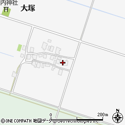 新潟県村上市大塚115周辺の地図