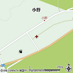 宮城県柴田郡川崎町小野町裏周辺の地図