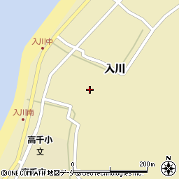 新潟県佐渡市入川1919周辺の地図