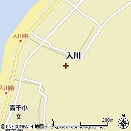 新潟県佐渡市入川1926周辺の地図